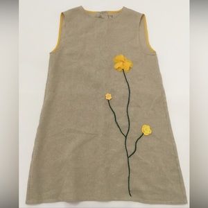 Girls La Stupenderia Italian Made Summer Dress Crotchet And Embroidered Detail